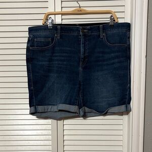 Lularoe Dark Blue Jean Shorts